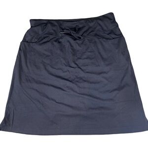 Santiny Black Athletic Skort with Pockets - Size Large